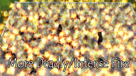 More Deadly/Intense Fire by weerbesu at Mod The Sims