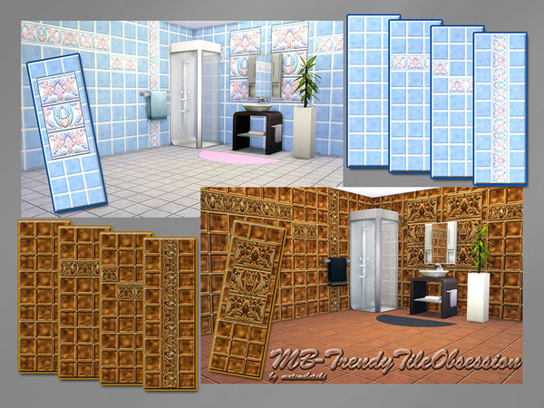 Sims 4 MB Trendy Tile Obsession by matomibotaki at TSR