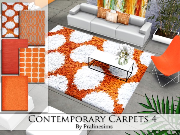 Sims 4 Contemporary Carpets 4 by Pralinesims at TSR
