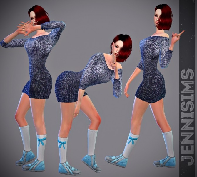 Sims 4 Socks Bows Wrapped at Jenni Sims
