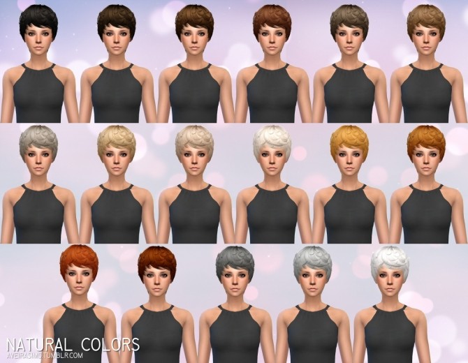 Sims 4 Newsea Devon Hair Retexture at Aveira Sims 4