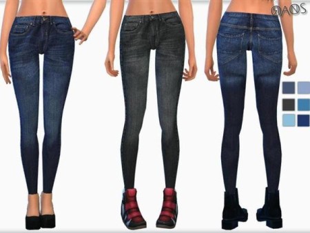Skinny Jeans by OranosTR at TSR » Sims 4 Updates