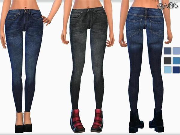 Sims 4 Skinny Jeans by OranosTR at TSR