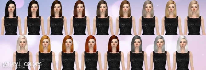 Sims 4 Nightcrawler Crow Hair Retexture at Aveira Sims 4