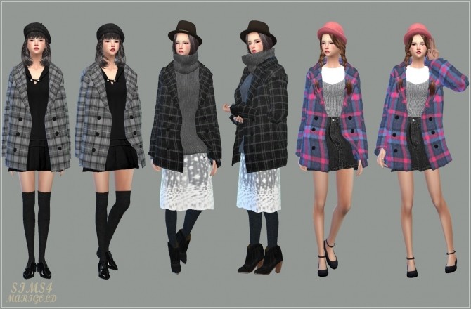 Sims 4 ACC winter coat checked at Marigold