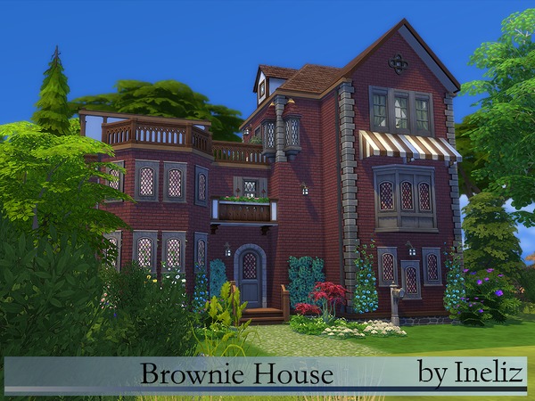 Sims 4 Brownie House by Ineliz at TSR
