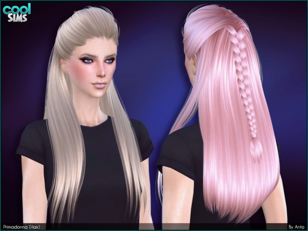 Sims 4 Primadonna Hair by Anto at TSR