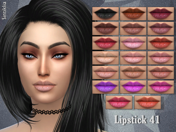 Sims 4 Lipstick 41 by Sintiklia at TSR
