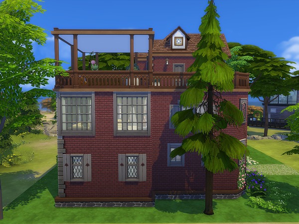 Sims 4 Brownie House by Ineliz at TSR