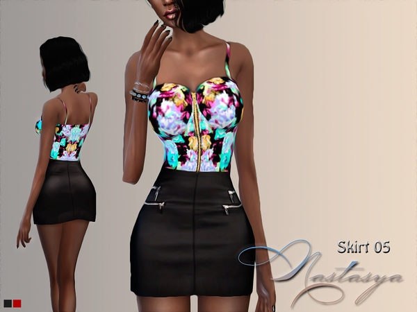 Sims 4 Set of clothes Daring by Nastasya at TSR
