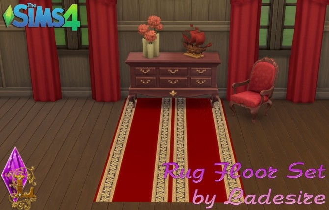Sims 4 Rug Floor Set at Ladesire