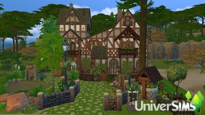 Sims 4 Villa VonHilde by Radjeny at L’UniverSims