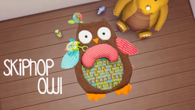 Sims 4 Skiphop owl rug at Akai Sims