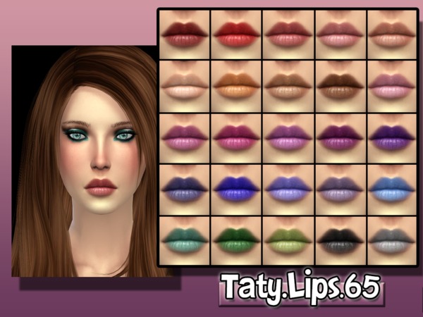 Sims 4 Lips 65 by Taty at TSR