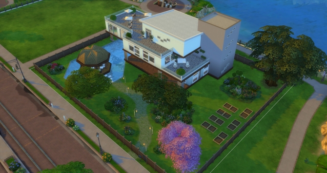 Vue Grande Modern Mansion by Jan Cimmerian at Mod The Sims » Sims 4 Updates