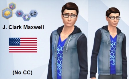 J. Clark Maxwell (No CC) by dboyd205 at Mod The Sims