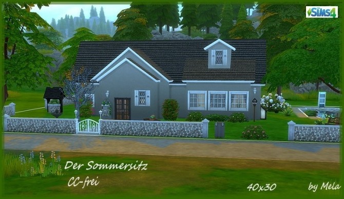 Sims 4 The summer house by Melaschroeder at All 4 Sims