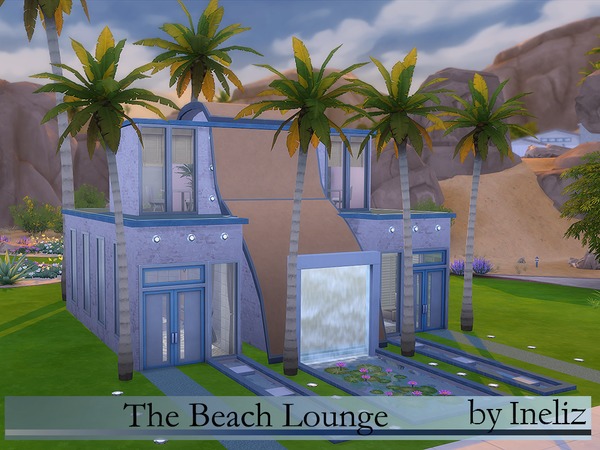 Sims 4 The Beach Lounge by Ineliz at TSR