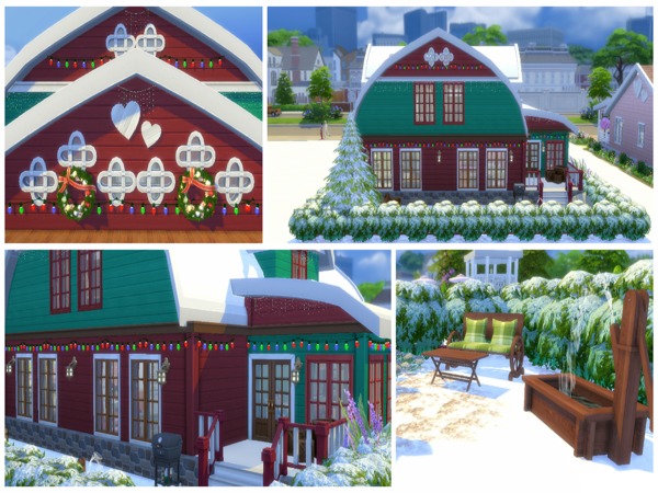Sims 4 Christmas House by sharon337 at TSR