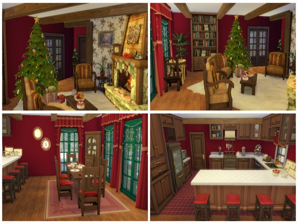 Sims 4 Christmas House by sharon337 at TSR
