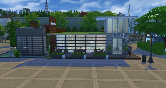 Sims 4 Hodgepodge Cafe by TMBrandon at Mod The Sims