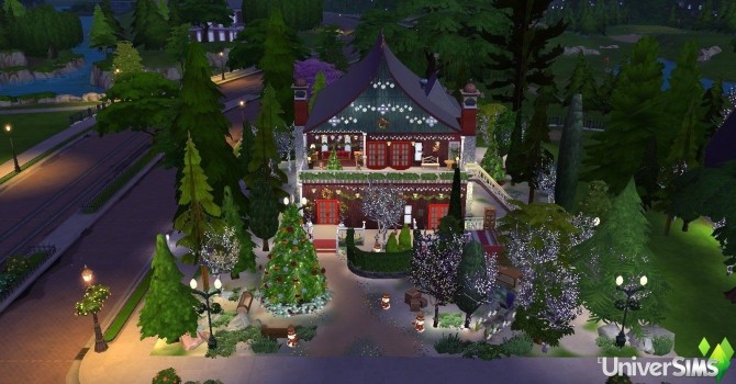 Sims 4 Santas lair by Coco Sims at L’UniverSims