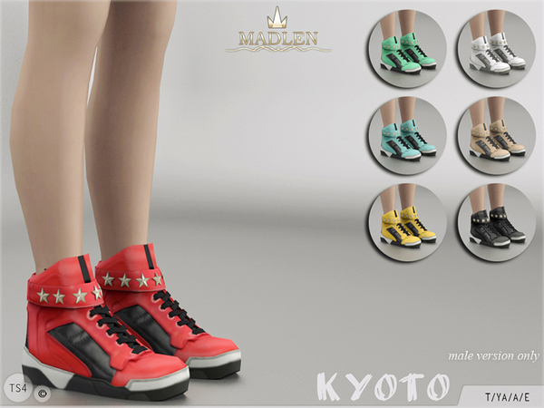 Sims 4 Madlen Kyoto Sneakers by MJ95 at TSR