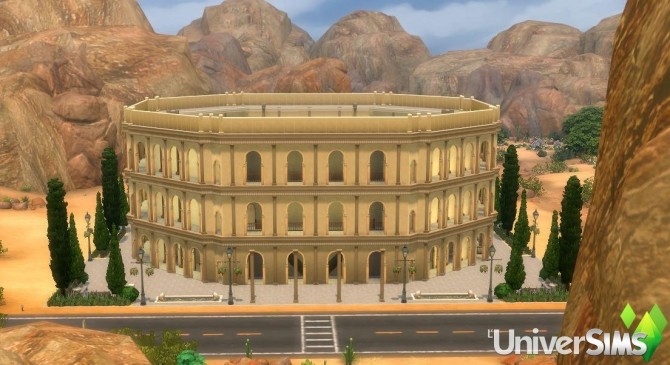 Sims 4 Rocky desert Oasis Springs textures at L’UniverSims