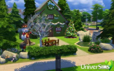 Christmas Tree house by Bouckie at L’UniverSims