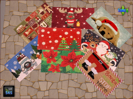 8 Christmas doormats at Arte Della Vita
