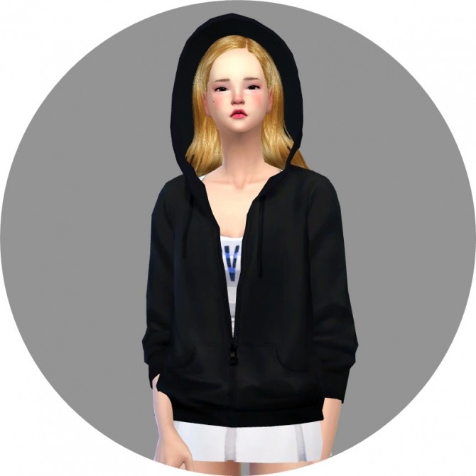 Sims 4 Ear hood jacket&vest at Marigold