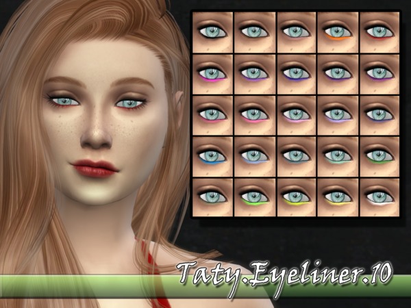 Sims 4 Taty Eyeliner 10 by tatygagg at TSR