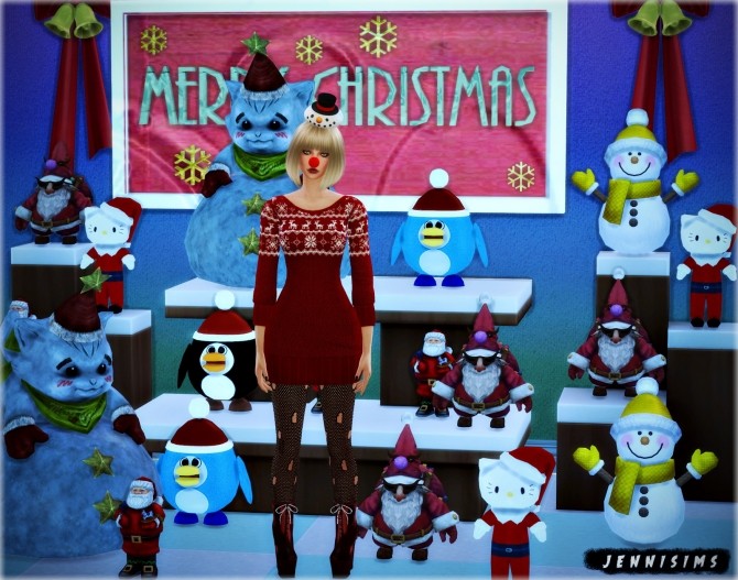 Sims 4 Decoration Merry Christmas at Jenni Sims