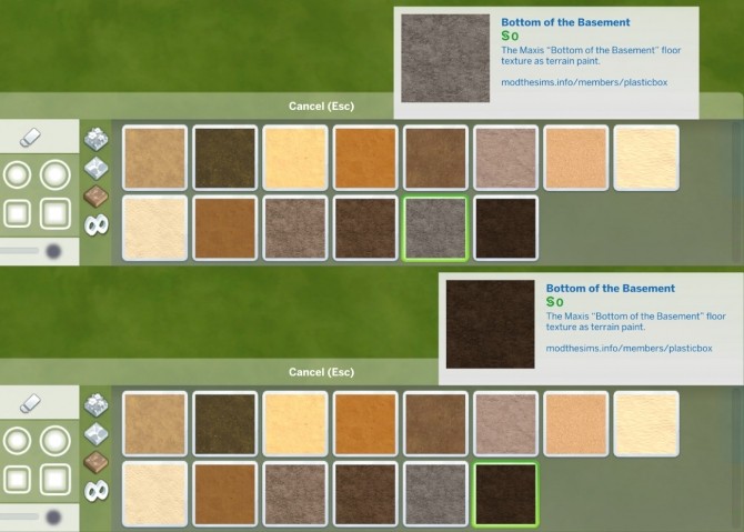 Sims 4 Bottom of the Basement Terrain Paint by plasticbox at Mod The Sims