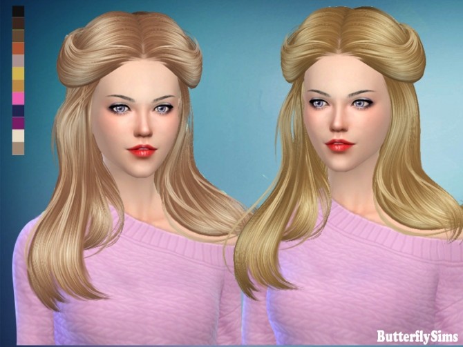 Sims 4 B fly hair 183 AF No hat (PAY) at Butterfly Sims