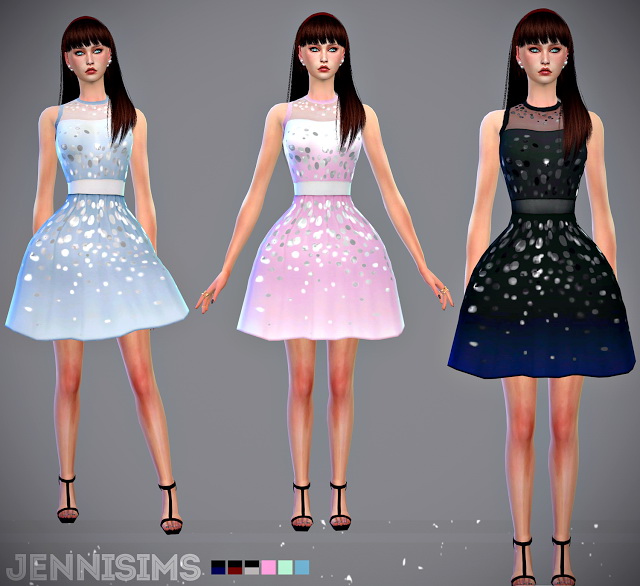 Sims 4 Twinkle Dress at Jenni Sims