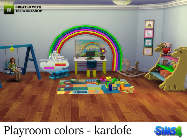 Sims 4 Playroom colors by kardofe at TSR