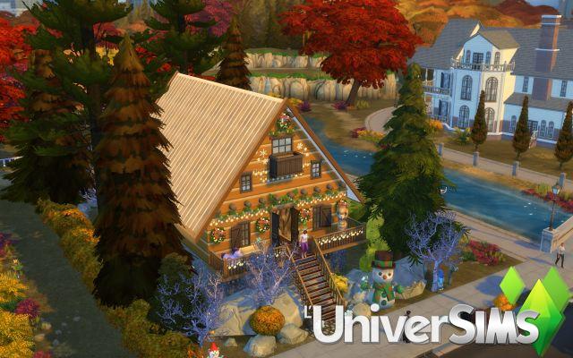 Sims 4 Chalet by Elisa at L’UniverSims