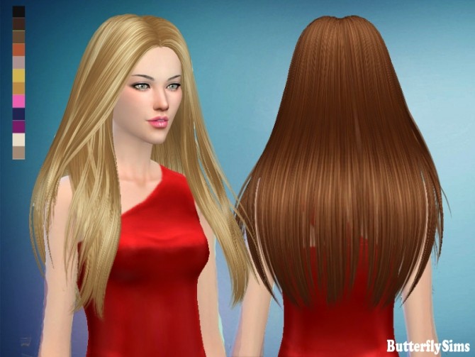 Sims 4 B fly hair 184 AF No hat (PAY) at Butterfly Sims