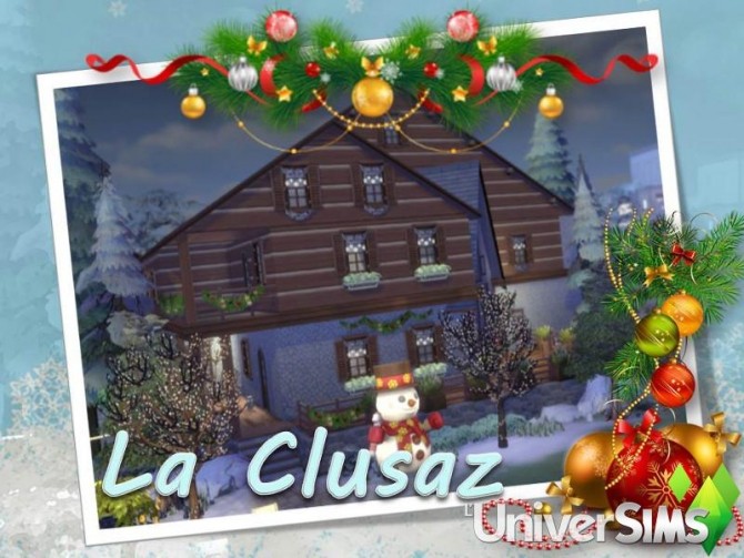 Sims 4 La Clusaz chalet by Sasha at L’UniverSims
