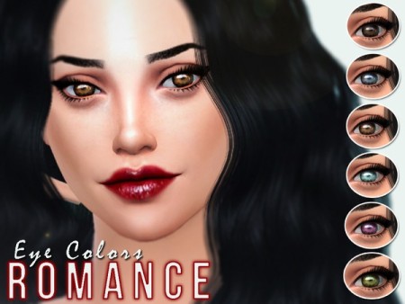 Romance Eye Colors by SenpaiSimmer at TSR