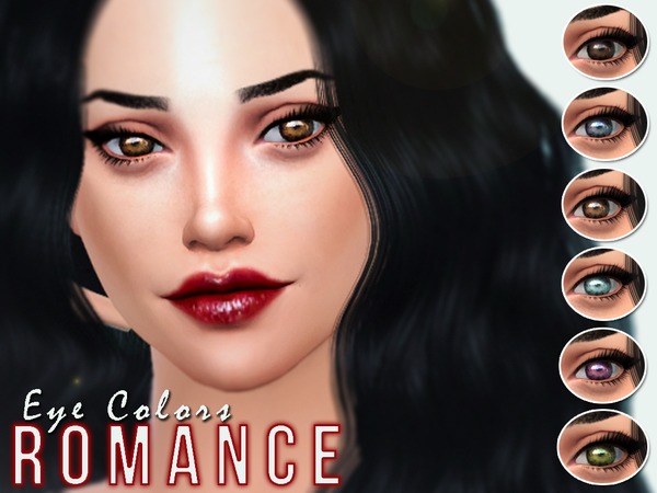 Sims 4 Romance Eye Colors by SenpaiSimmer at TSR