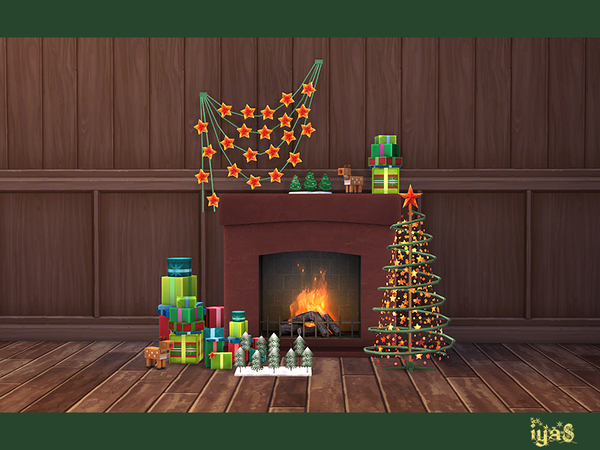 Sims 4 Christmas Time decorations at TSR