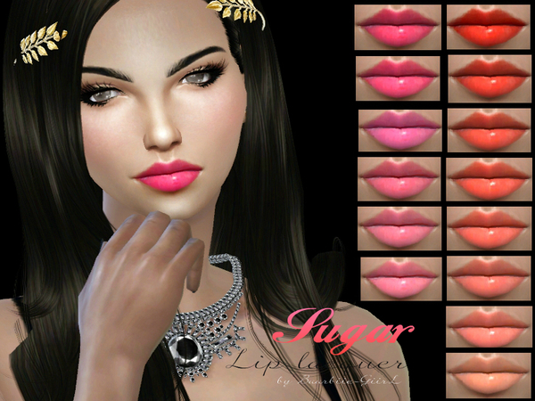 Sims 4 Sugar Lip Lacquer by Baarbiie GiirL at TSR