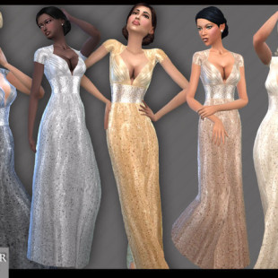 Snake Dress by sims2fanbg at TSR » Sims 4 Updates