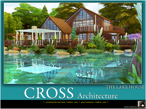 Sims 4 The Lake House by Pralinesims at TSR