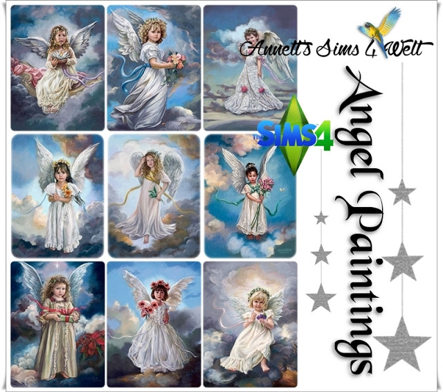 Sims 4 Angel Paintings at Annett’s Sims 4 Welt