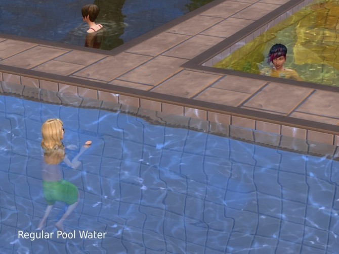 Sims 4 Multi Color Pool Water by plasticbox at Mod The Sims