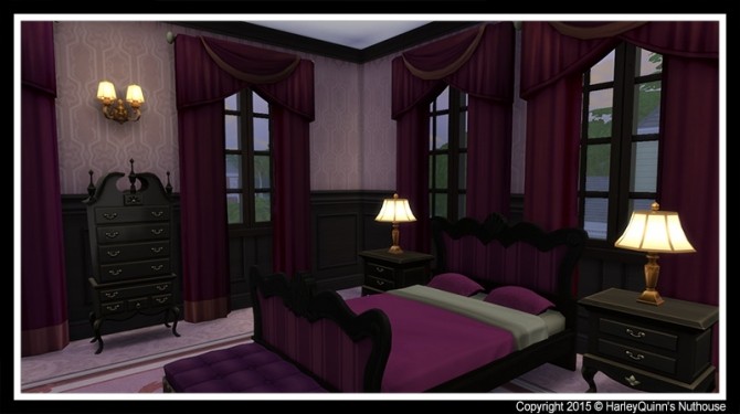 Sims 4 The Goths Sims 2 house at Harley Quinn’s Nuthouse