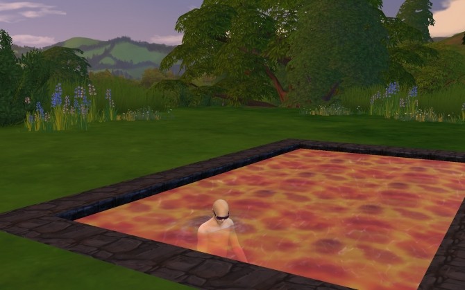 Sims 4 Lava Pool by g1g2 at Mod The Sims
